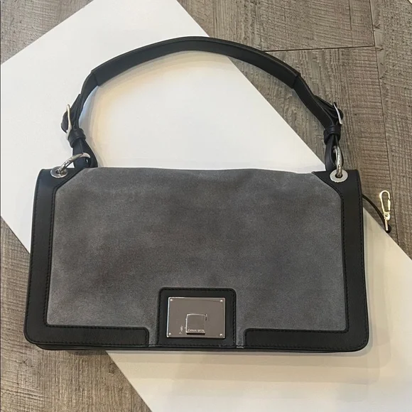 Tiffany & Co. - Vintage Gray Suede Bag - Made in Italy - Picture 3 of 17